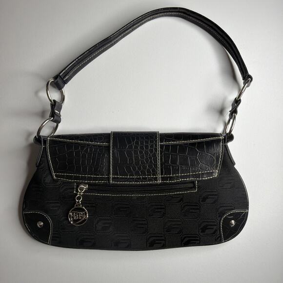 Rare Vintage Y2K 90s FUBU Small Purse Shoulder Bag Deadstock Mc Bling Snakeskin - Picture 2 of 14